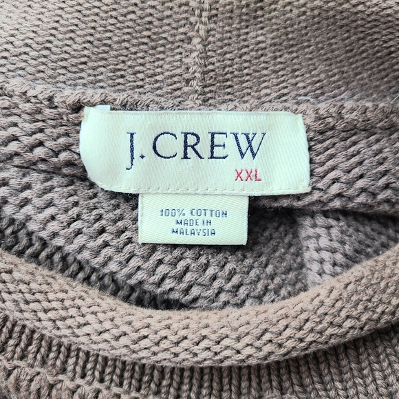 J. Crew Roll Neck OarsmanBrown Taupe Heavyweight Cotton Sweater - Picture 10 of 10